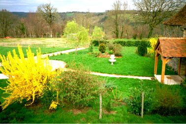 le jardin � l'entr�e